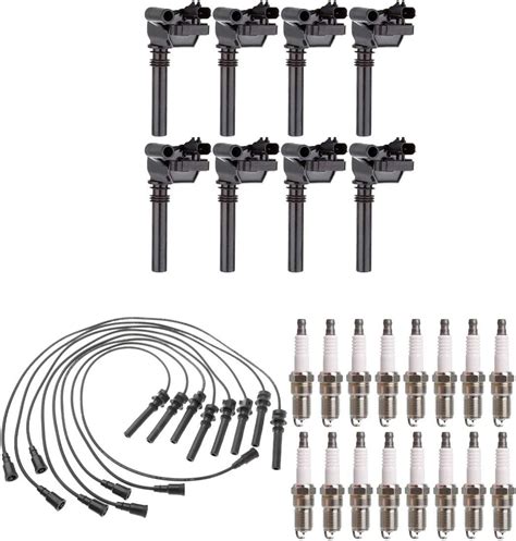 Ena Set Of 8 Ignition Coil Pack And Set 16 Spark Plugs With