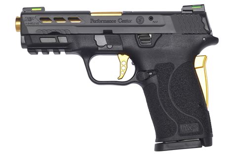 Smith Wesson M P Shield Ez Mm Performance Center Pistol With Gold