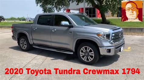 2020 Toyota Tundra Crewmax 1794 Edition Youtube