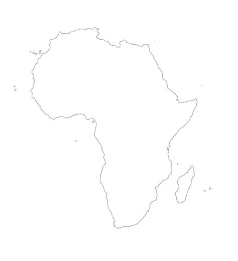 Mapa De Africa Sin Nombres Para Imprimir Tarjetas Para Imprimir My Pdmrea