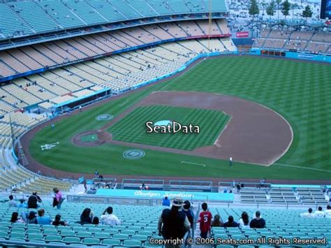 Seat View From Reserve Section 18 At Dodger Stadium Los Angeles Dodgers