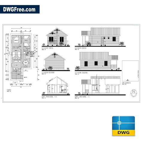 Wooden House Dwg In Autocad 2d Drawing 2021 Dwgfree Cad