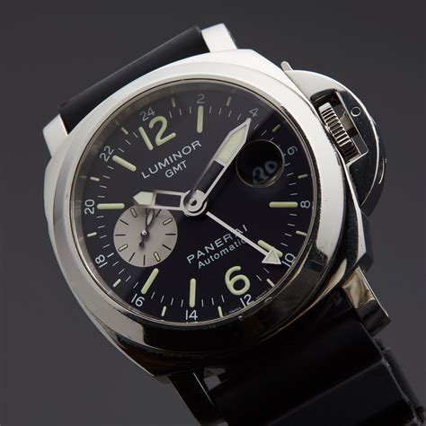 Panerai Luminor Gmt Automatic Pam00088 Pre Owned Watch Vault