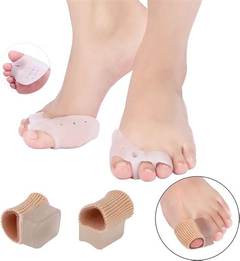 Gel Toe Separators For Bunion Toe Straightener Overlapping Toes