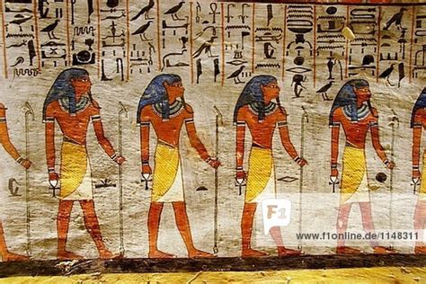 Geschichte schulbücher für geschichte und deutsch. Wandmalereien im Grab von Ramses I. Tal der Könige, Luxor ...