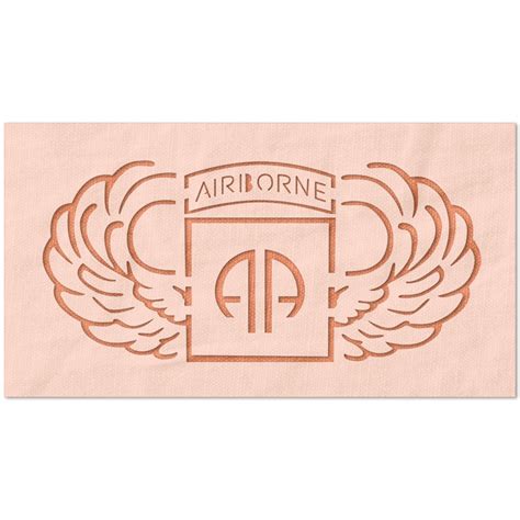 82nd Airborne Logo Stencil