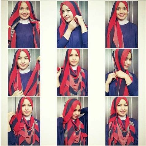 Cara Memakai Jilbab Modern Syari Tutorial Hijab Cara Memakai Jilbab