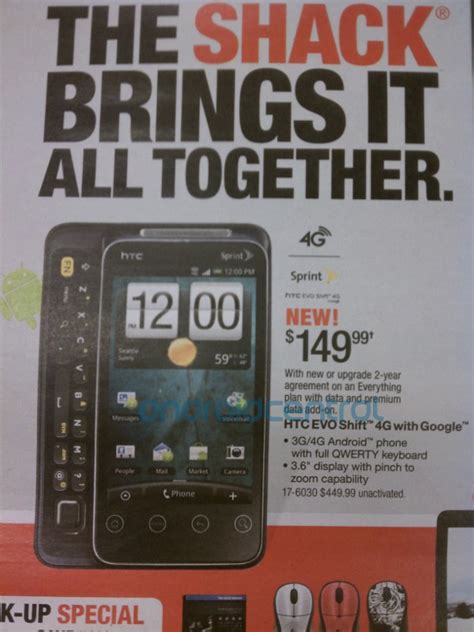 Htc Evo Shift 4g Emerges Again Name And Price Tag Confirmed