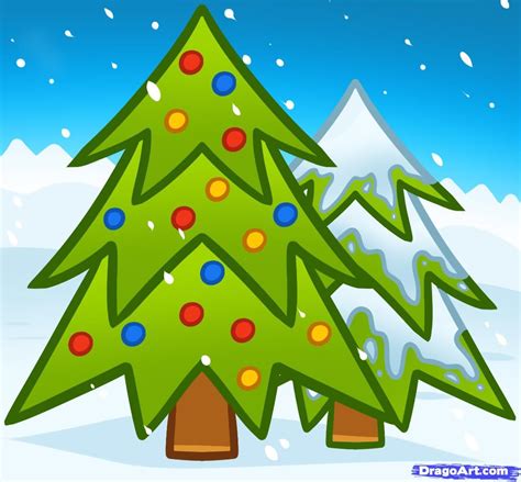 We will now help you draw a good image of a christmas tree that is for kids and beginners. How to Draw Christmas Trees, Christmas Trees, Step by Step, Christmas Stuff, Seasonal, FREE ...