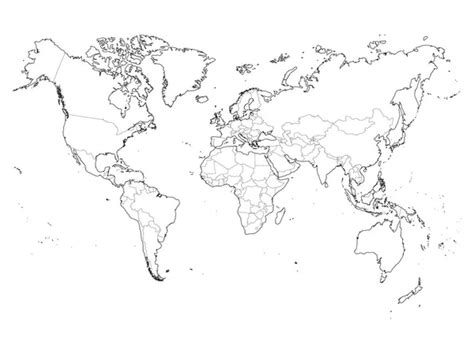 Mapa Swiata Do Wydruku