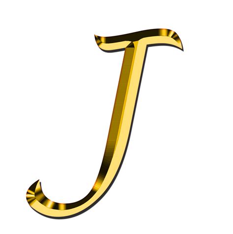 Letter J Png Letras Cor De Ouro Transparent Png Kindpng Chegospl