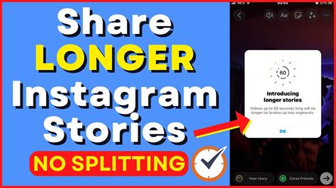 Add 1 Minute Video To Instagram Stories Without Splitting 2022 Youtube