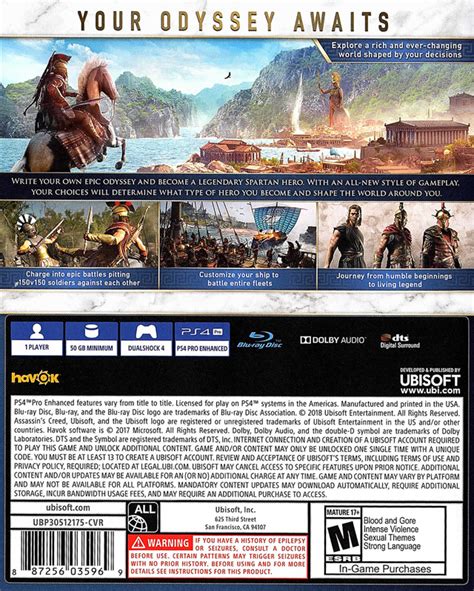 Assassin S Creed Odyssey Box Shot For Playstation Gamefaqs