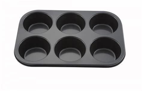 6 Cup Non Stick Carbon Steel Jumbo Muffin Pan In Muffincupcake Pans