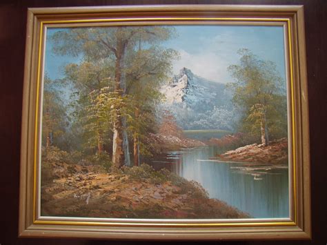 Private art collection: Oil painting on canvas by R. Tomas.