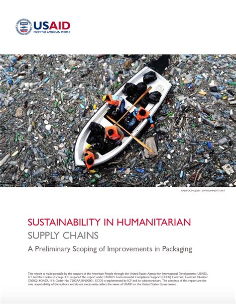 Sustainability In Humanitarian Supply Chains A Preliminary Scoping Of