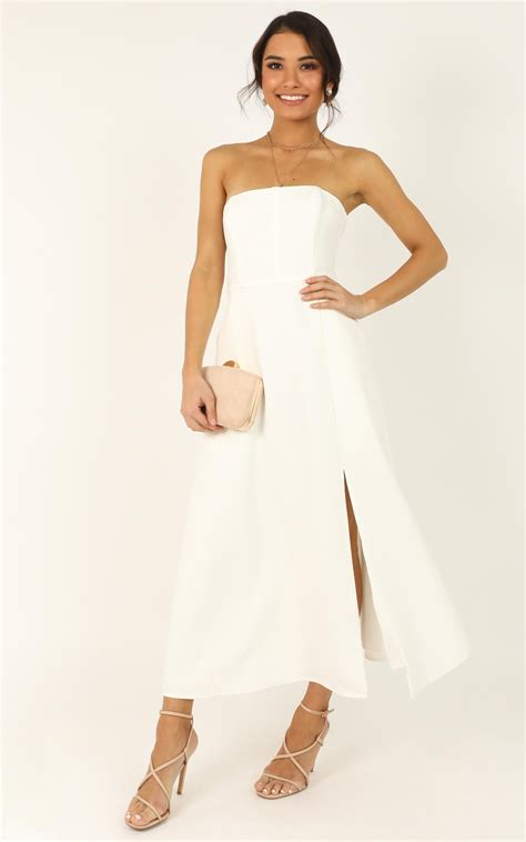 Wouldnt Change A Thing Dress In White | Showpo | White dress, Dresses, Women dress online