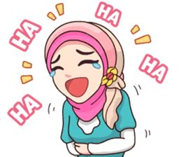 Walaupun kekocakan gambar itu terlihat sederhana, namun gambar tersebut bisa mengubah mood kita, mulai yang awalnya cemberut bisa menjadi ceria ketika melihatnya. Stiker Wa Kartun Muslimah / 30 Gambar Kartun Muslimah Bercadar Syari Cantik Lucu Terbaru : Kalau ...