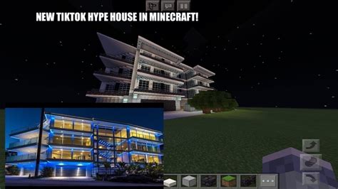 New Tiktok Hype House In Minecraft Tutorial Part 1 Youtube