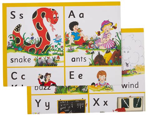 Buy Jolly Phonics Letter Sound Wall Charts Paperback Import 30