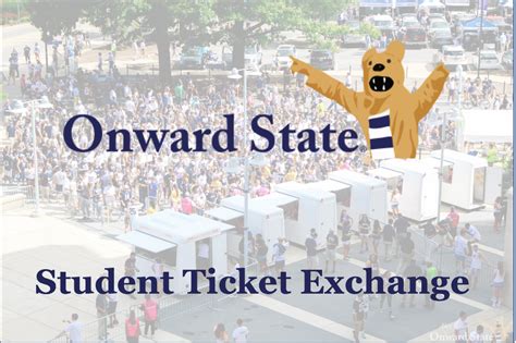 Penn State Football Student Ticket Exchange Onward State Penn State