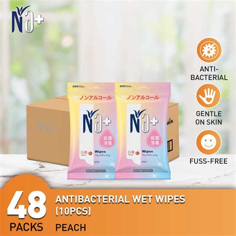 Na Antibacterial Wet Wipes Pcs X Packets Original PeachHolders Shopee Singapore