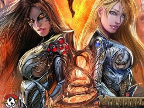 Witchblade Sara And Dani Female Heroes Girl Witchblade Comics Lady Woman Hd Wallpaper