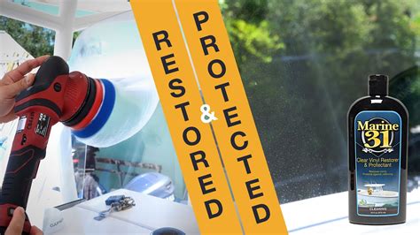 Restore And Protect Your Clear Vinyl Boat Windows Marine 31 Clear