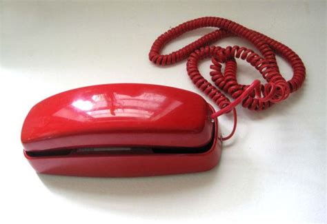 Vintage Phone Red Princess Phone Push By Sharethelovevintage 4400