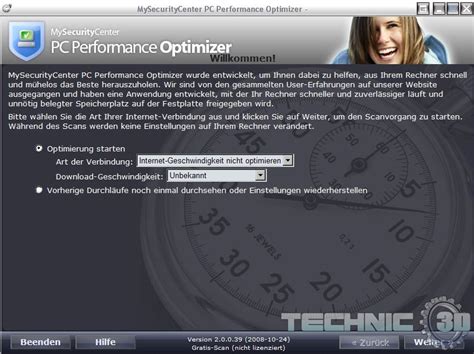 Kurztest Mysecuritycenter Pc Performace Optimizer Review Technic3d