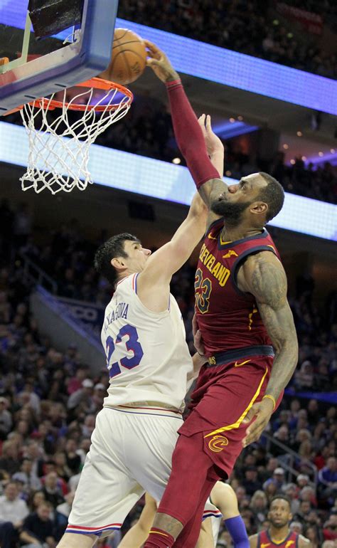 Sixers Hold Off Lebron James Cavaliers Behind Ben Simmons Triple Double To Capture No Seed