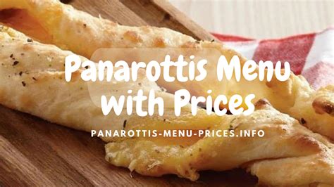 Panarottis Menu With Prices Panarottis Menu Prices Info