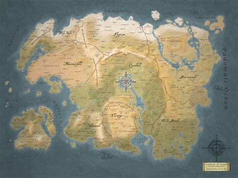 Tamriel From The Elder Scrolls Series My Version Is Based In The