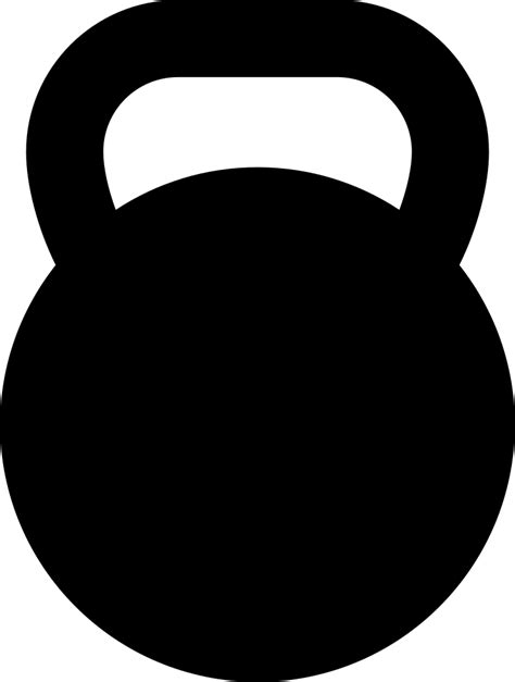 Kettlebell Exercise Equipment Dumbbell Clip Art Large Vector Png Download Free