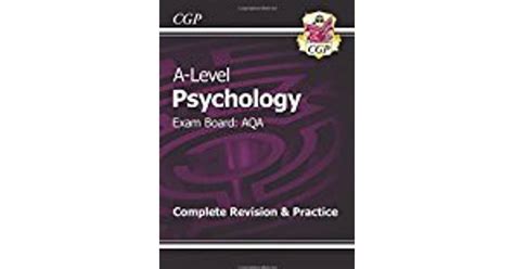 A Level Psychology Aqa Year 1 And 2 Complete Revision And Practice Cgp A