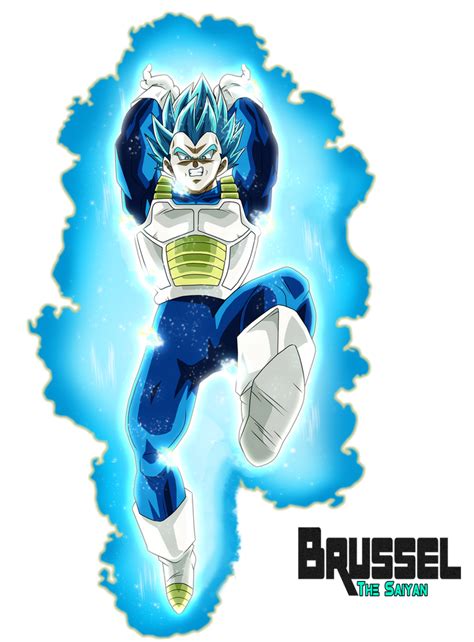 Super Saiyan Blue Vegeta Universal Survival Aura By Brusselthesaiyan