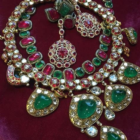 Emerald And Rubies By Amrapalijewels Regram Via With Images