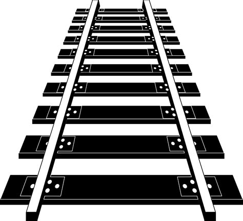 Free Black And White Railroad Tracks Download Free Black And White