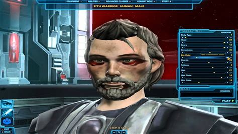 Star Wars The Old Republic Character Creation Sith Intelligenthor