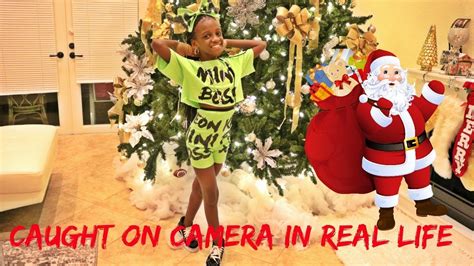 Vlogmas Day 2 Santa Caught On Camera In Real Life Youtube