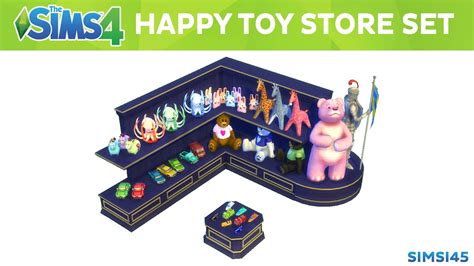 The Sims 4 Happy Toy Store Trailer Mini Cc Pack Youtube