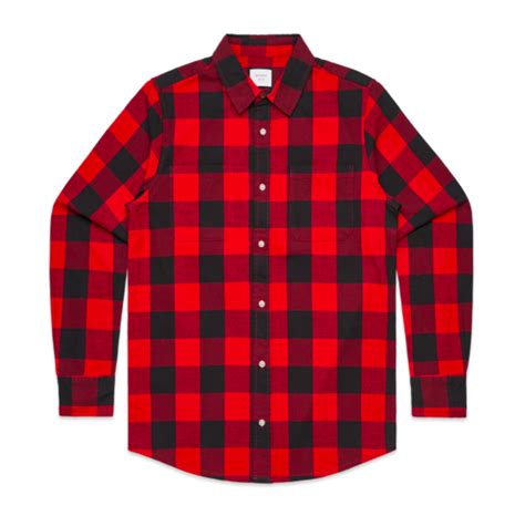 Check Shirt Redblack Button Up Shirts The Butcher Shop