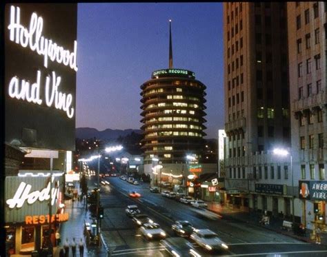 American Airlines Hollywood Blvd And Vine St Los Angeles 1960s Vintage