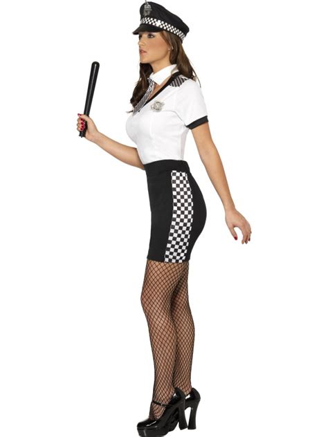 Sexy Police Woman Cop Ladies Fancy Dress Wpc Uniform