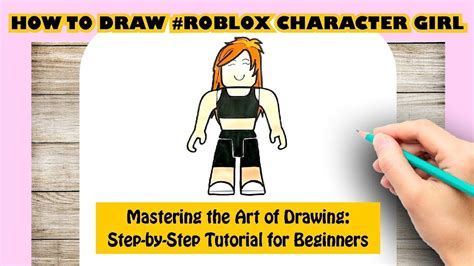 How To Draw Roblox Character Girl Youtube