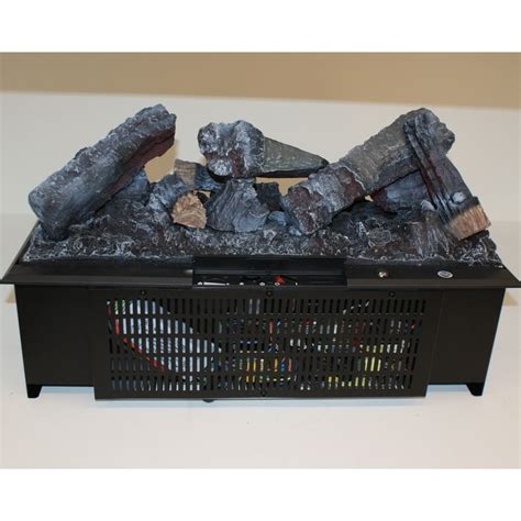 As the mist rises up through the logs, the light reflects against the water molecules creating a convincing illusion of flames and smoke. Opti-myst Cassette 600 electric fireplace - Faber Glen Dimplex
