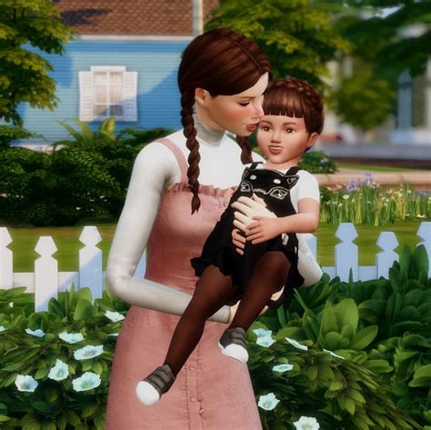 Gs Parent And Toddler Pack Glitterberry Sims On Patreon Poses Sims 4