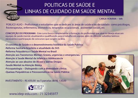 Psicologia No Div Pol Tica De Sa De E Linhas De Cuidado Em Sa De Mental