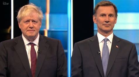 The Boris Johnson V Jeremy Hunt Tv Debate Was More Feisty Than Youd