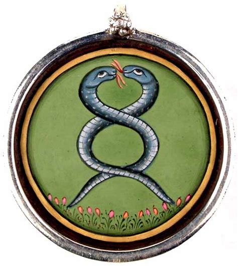 Intertwined Serpents An Auspicious Fertility Symbol